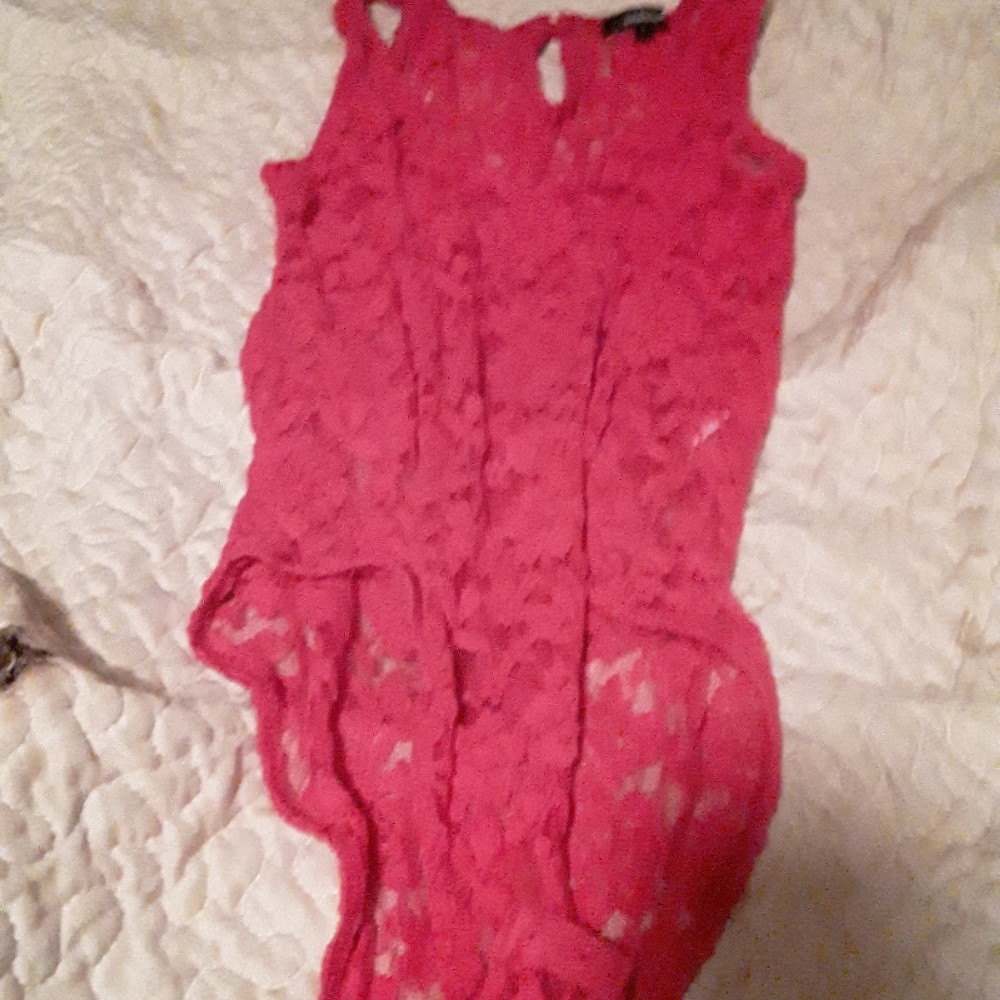 Sexy Red lace one piece small